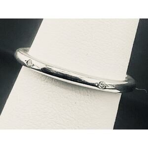 14K White Gold Celestial Moon and Stars Diamond Band